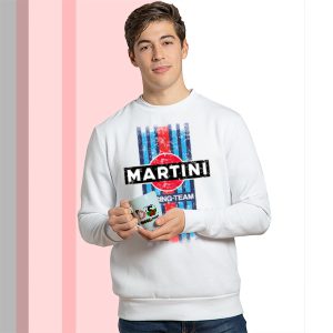 Stripes Martini Racing Retro Sweatshirt Symbol