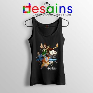 The Gaang Avatar Black Tank Top The Last Airbender Tops