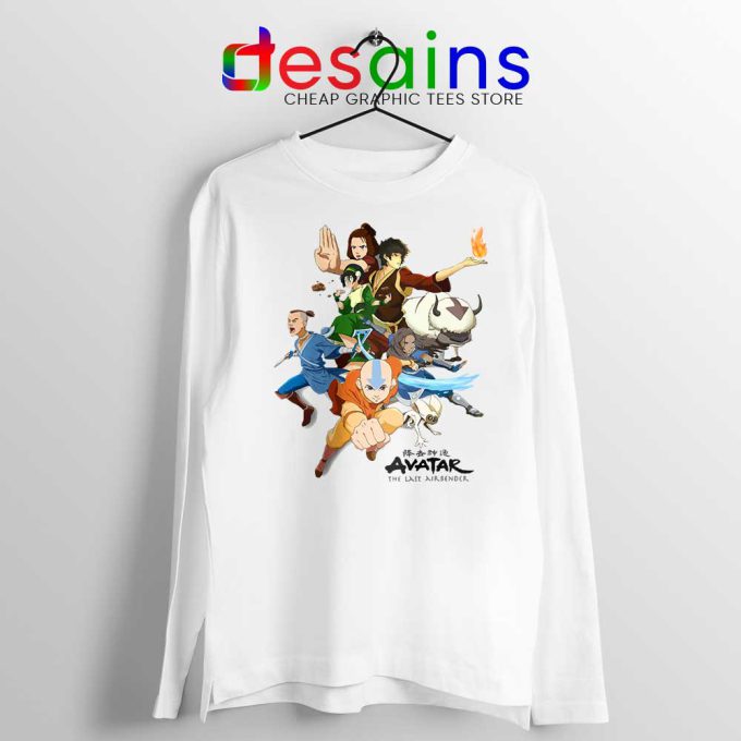 The Gaang Avatar Long Sleeve Tshirt Cheap The Last Airbender