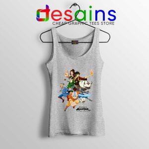 The Gaang Avatar Sport Grey Tank Top The Last Airbender Tops