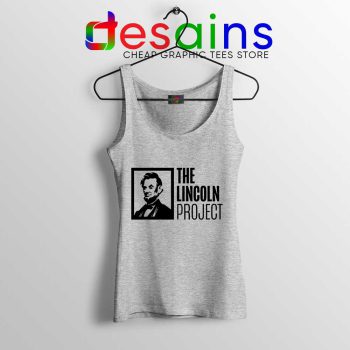 The Lincoln Project Sport Grey Tank Top American Political Tops