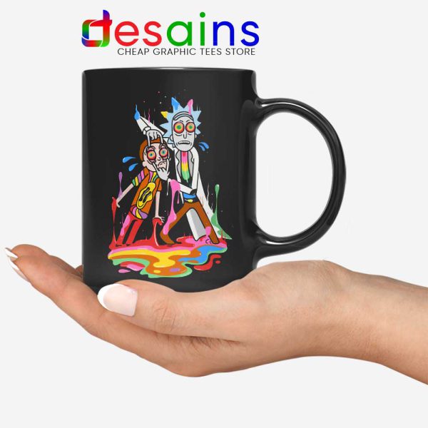 Trippy Rick and Morty Mug Cheap Adult Swim Coffee Mugs 11oz