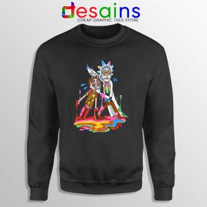 Trippy Rick and Morty Sweatshirt Cheap Adult Swim Sweaters S-3XL