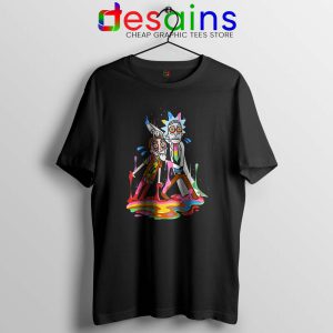 Trippy Rick and Morty Tshirt Cheap Adult Swim Tee Shirts S-3XL