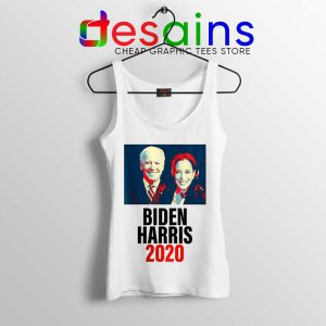 Biden Harris 2020 White Tank Top Political Campaign USA Tops