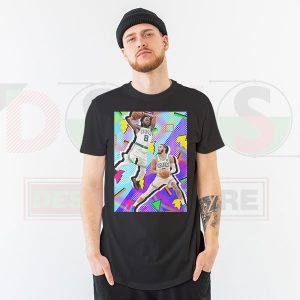 Boston Celtics Dynamic Duo Graphic Tee – Retro NBA Style Shirt