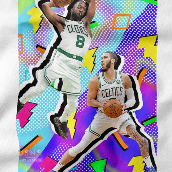 Celtics Player Graphic Tee – 90s Style Basketball Streetwear