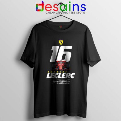 Charles Leclerc Race Car Tshirt F1 Driver - DESAINS STORE