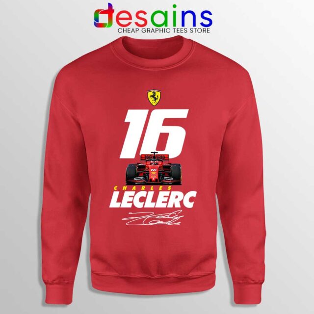Signature Charles Leclerc Race Car Sweatshirt