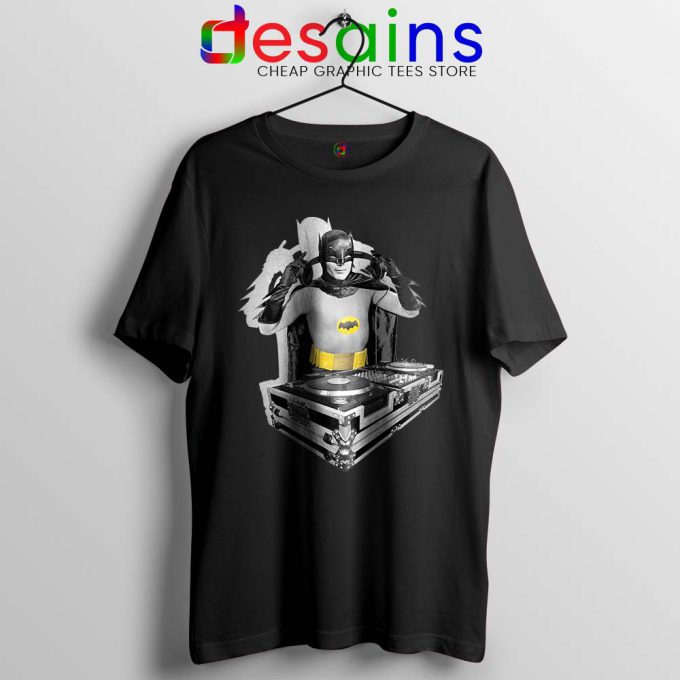 DJ The Dark Knight Black Tshirt Funny Batman DJ Tee Shirts S-3XL