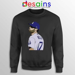 Dodgers Joe Kelly Pout Black Sweatshirt Los Angeles Dodgers MLB