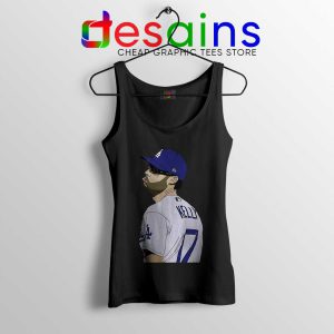 Dodgers Joe Kelly Pout Black Tank Top Los Angeles Dodgers Tops