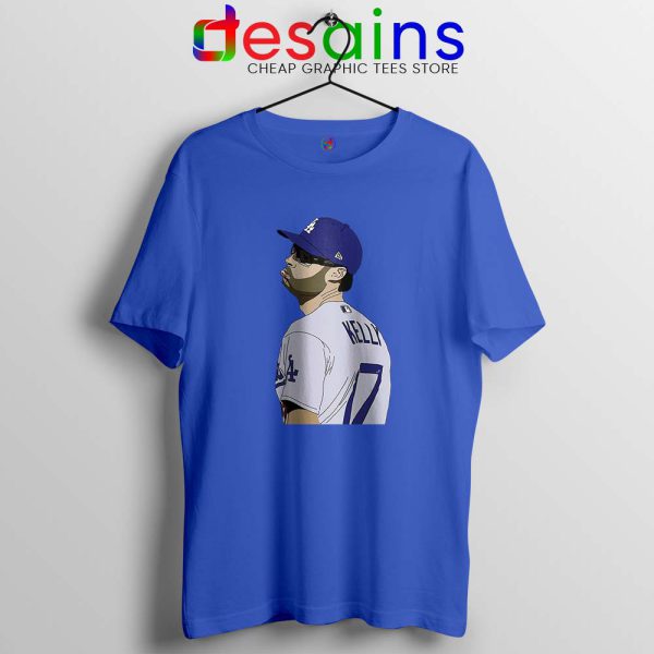 Dodgers Joe Kelly Pout Blue Tshirt Los Angeles Dodgers Tee Shirts