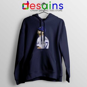 Dodgers Joe Kelly Pout Navy Hoodie Los Angeles Dodgers Jacket