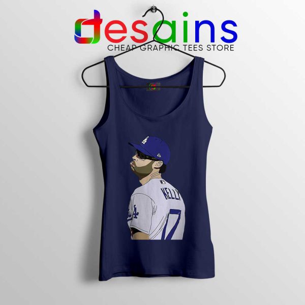 Dodgers Joe Kelly Pout Navy Tank Top Los Angeles Dodgers Tops