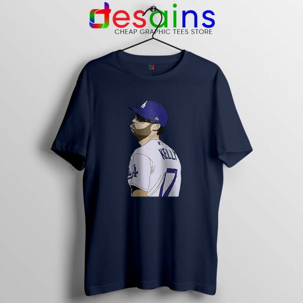 Dodgers Joe Kelly Pout Navy Tshirt Los Angeles Dodgers Tee Shirts