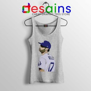 Dodgers Joe Kelly Pout Sport Grey Tank Top Los Angeles Dodgers Tops