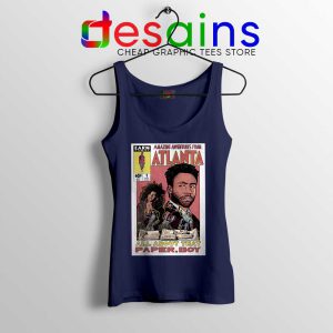 Donald Glover Amazing Adventures Navy Tank Top Childish Gambino Shirts