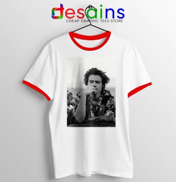 Dont Look Back Red Ringer Tee Harry Styles Quotes Ringer