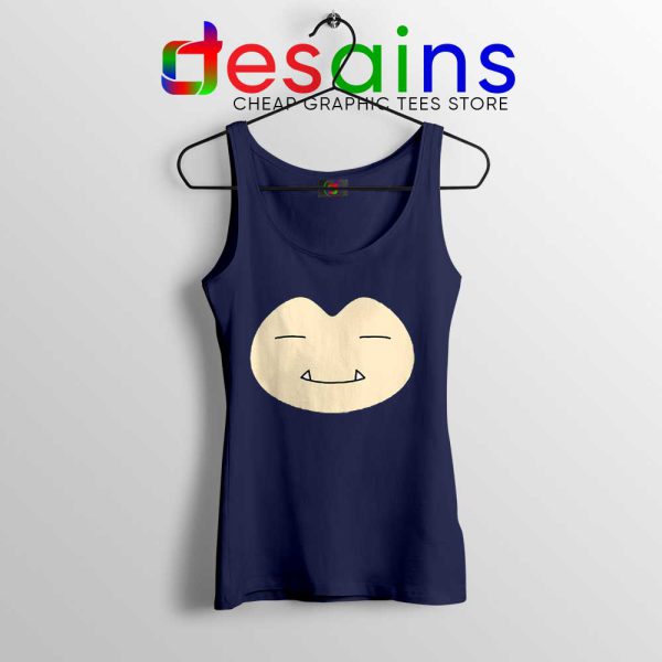 Face Snorlax Pokemon Go Tank Top Cute Snorlax Tops S-3XL