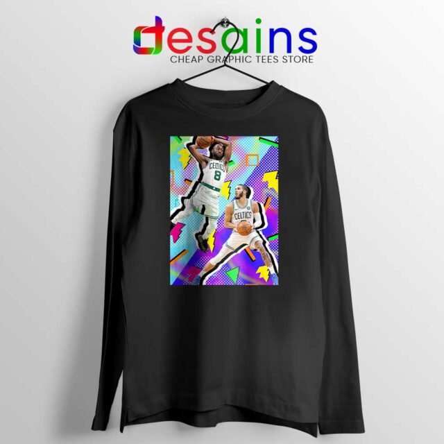 Fresh C's of Boston Long Sleeve Tee Retro Boston Celtics