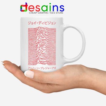 Japanese Joy Division White Mug Unknown Pleasures Coffee Mugs