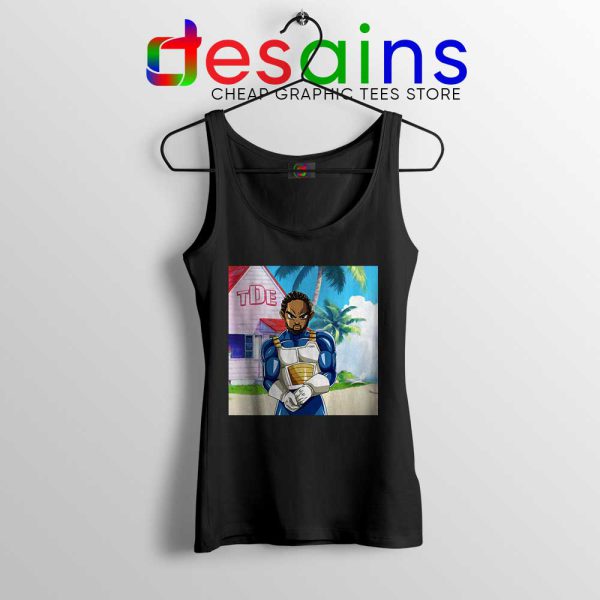 Kendrick Lamar Zenkai Black Tank Top Hip Hop's Dragon Ball Tops