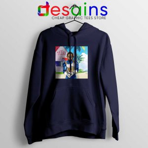 Kendrick Lamar Zenkai Navy Hoodie Hip Hop's Dragon Ball Jacket