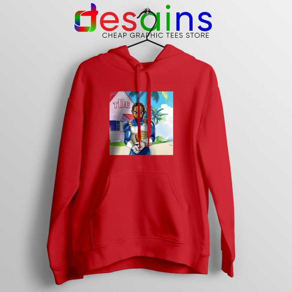 Kendrick Lamar Zenkai Red Hoodie Hip Hop's Dragon Ball Jacket