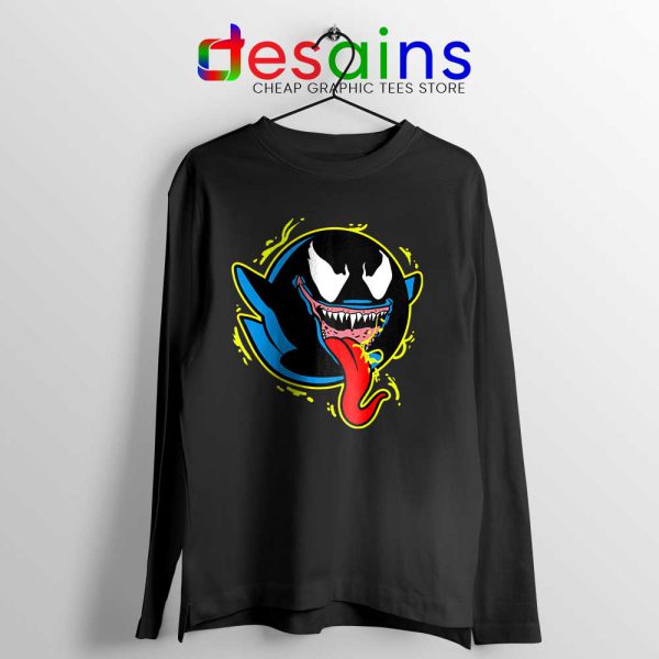 King Boo Venom Black Long Sleeve Tee Marvel Comics Ghosts T-shirts Long