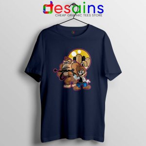 Mario Han Solo Navy Tshirt Star Wars Super Mario Tee Game