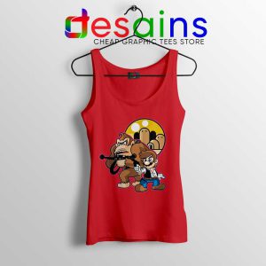 Mario Han Solo Red Tank Top Star Wars Super Mario Tops S-3XL