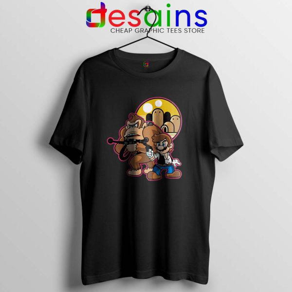 Mario Han Solo Tshirt Star Wars Super Mario Tee Game