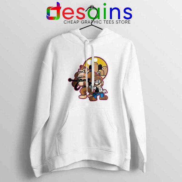 Mario Han Solo White Hoodie Star Wars Super Mario Jacket Game