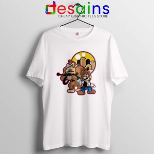 Mario Han Solo White Tshirt Star Wars Super Mario Tee Game