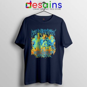 One Direction Heavy Metal Navy Tshirt 1D Merch Cheap Tee Shirts