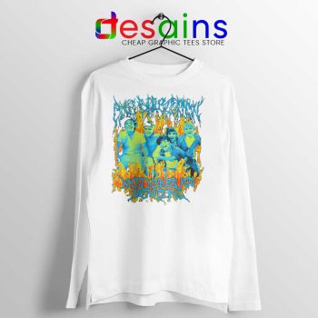 One Direction Heavy Metal White Long Sleeve Tshirt 1D Merch Tees