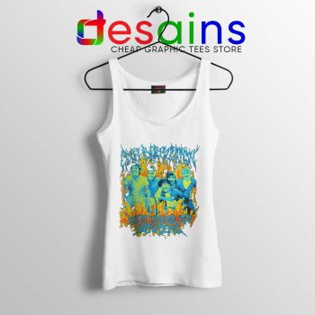 One Direction Heavy Metal White Tank Top 1D Merch Cheap Tops