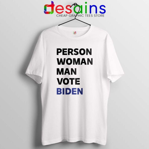 Person Woman Man Vote Biden Tshirt Vote Blue 2020 Tees