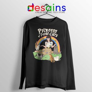 Princess Of Feral Cats Black Long Sleeve Tshirt Disney Princess