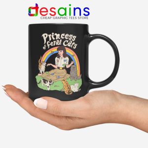 Princess Of Feral Cats Black Mug Disney Princess Coffee Mugs 11oz