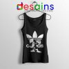 Snoopy Dab Three Stripes Tank Top Funny Adidas Dog Tops S-3XL