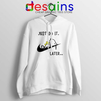 Snoopy Just Do it Later Hoodie Lazy Peanuts Dog Jacket