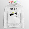 Snoopy Just Do it Later Sweatshirt Lazy Peanuts Dog Sweaters