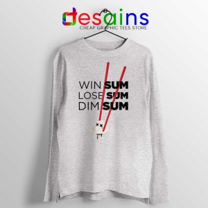 Win Some Lose Some Big Sean Sport Grey Long Sleeve Tshirt Dim Sum