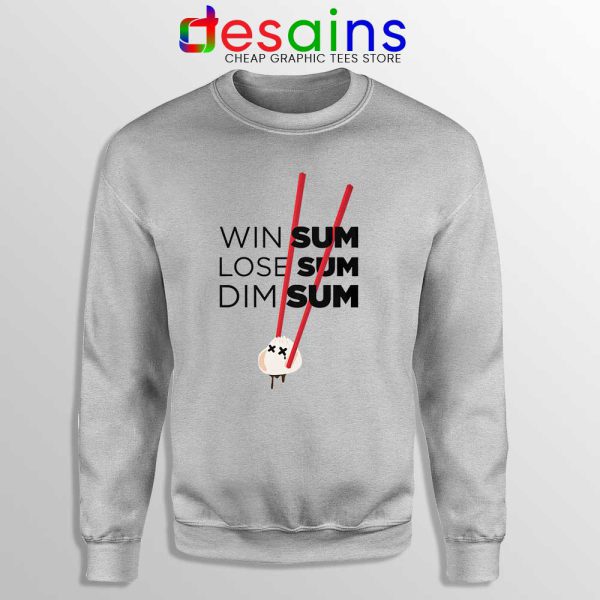 Win Some Lose Some Big Sean Sport Grey Sweatshirt Dim Sum Sweaters