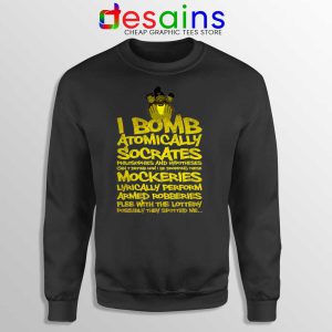 Wu Tang Saga Black Sweatshirt An American Saga Graphic Sweaters