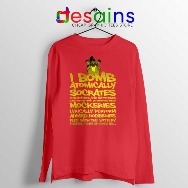 Wu Tang Saga Red Long Sleeve Tee An American Saga T-shirts