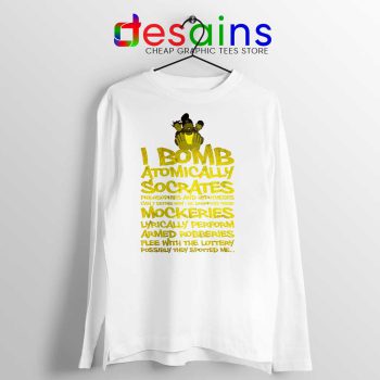 Wu Tang Saga White Long Sleeve Tee An American Saga T-shirts