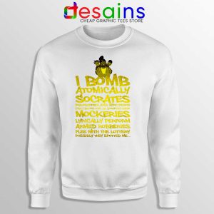 Wu Tang Saga White Sweatshirt An American Saga Graphic Sweaters